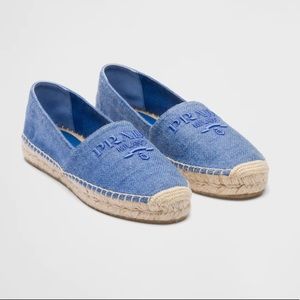Denim Prada espadrilles